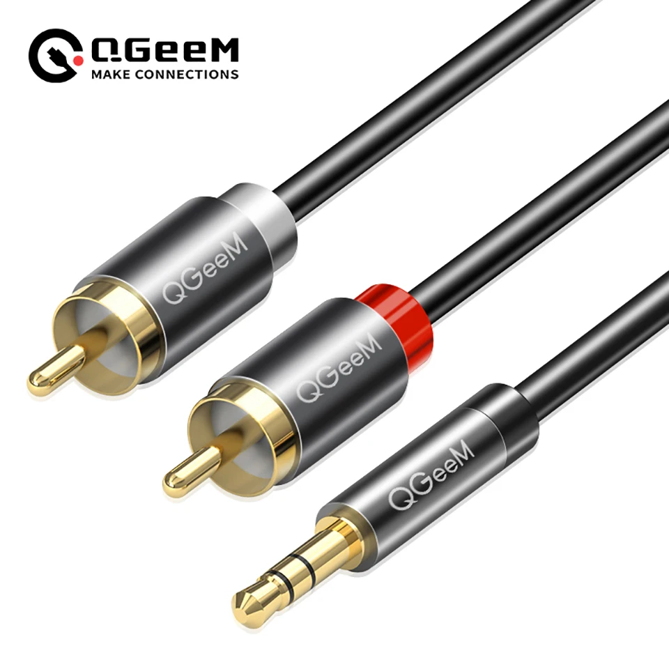 QGeeM RCA Cable 2RCA to 3.5 Au - Home Cinema Tv recension och pris
