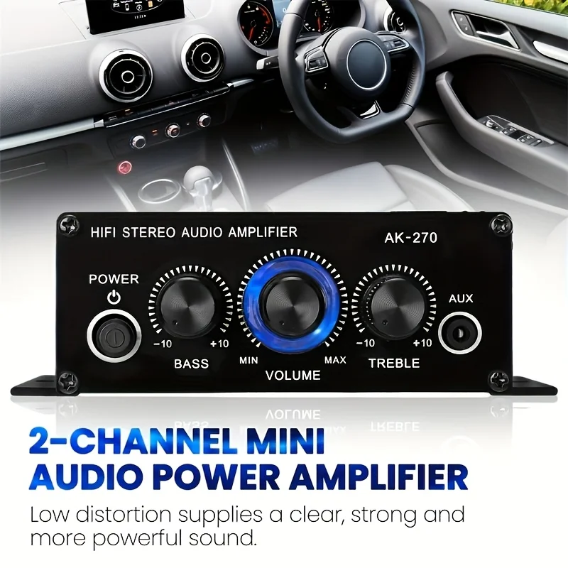 AK-270 HIFI Amplifier Channel  - Audio Home Cinema recension och pris