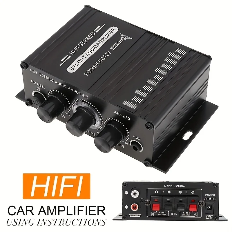 AK-270 HIFI Amplifier Channel  - Audio Home Cinema recension och pris